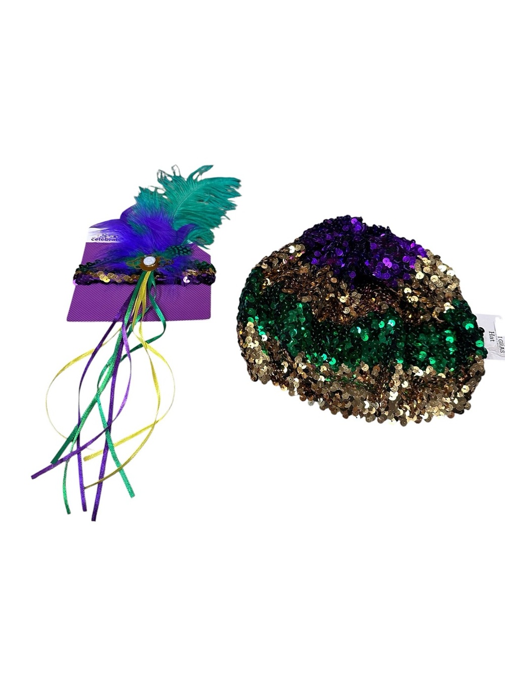 2 Piece Mardi Gras Wearable Accessories